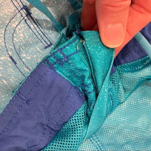 Speedo mens Large swim trunks ombré blues - Picture 6 of 9